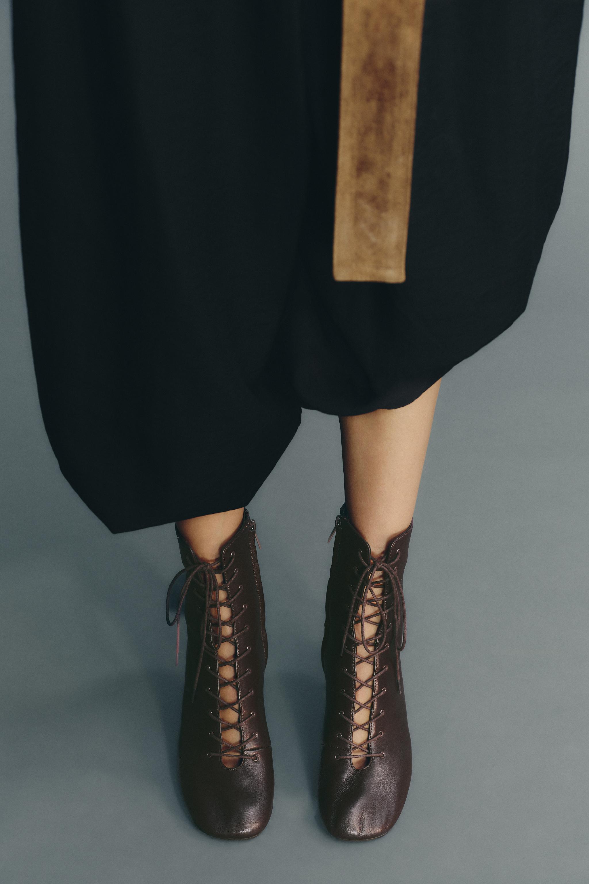 BOTTINES KITTEN EN CUIR